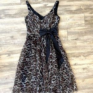 Animal Print Dress by Simon Chang Size 8